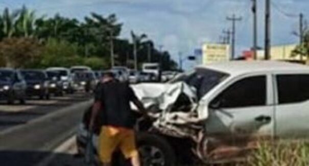 Acidente grave deixa três mortos na BR-402, entre Rosário e Morros