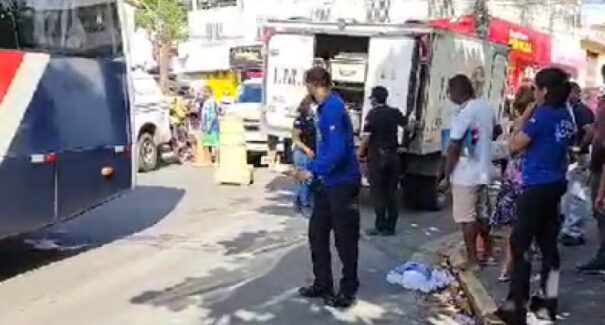 Idosa é atropelada por micro-ônibus no Bairro de Fátima em São Luís