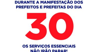 FAMEM acompanha paralisação de prefeitos e prefeitas do Maranhão no movimento “Chega! Sem FPM não dá”