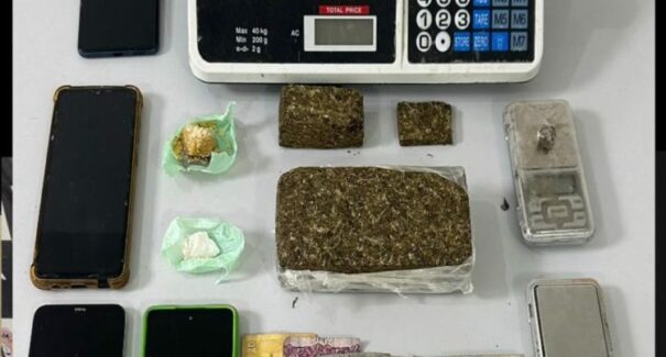 Dois homens e uma mulher são presos por tráfico de drogas na Grande Ilha