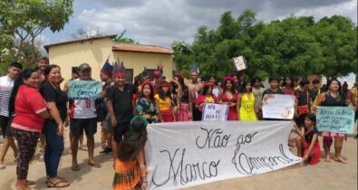 Indígenas bloqueiam rodovias do MA em protesto contra o marco temporal