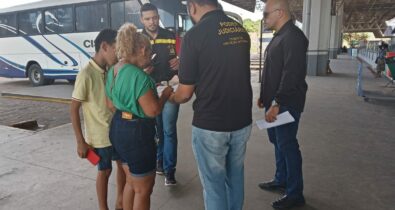 Vara da Infância e Juventude fiscaliza embarque de menores no Terminal Rodoviário de São Luís