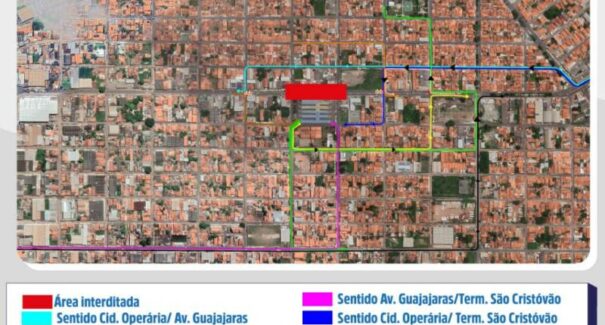 SMTT fará alteração no trânsito nas proximidades do Terminal de Integração do São Cristóvão