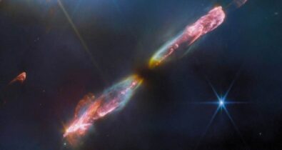 Telescópio James Webb capta imagem inédita de estrela jovem