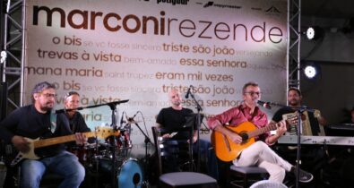 Teatro Arthur Azevedo recebe show “O Bis e Canções de Chico” de Marconi Rezende