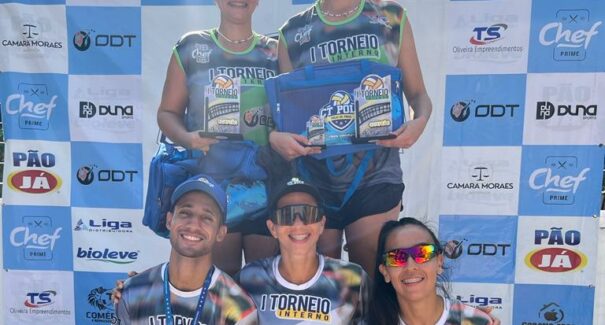 Nivia Costa e Iasmim são campeãs do I Torneio Interno do CT Poly/ODT Beach