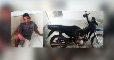 Homem tenta vender motocicleta roubada por R$ 100 e é preso