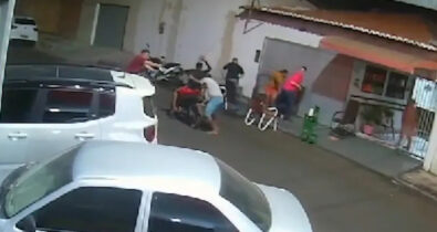 VÍDEO: Em Caxias, homem é baleado por PM à paisana ao tentar assaltar família