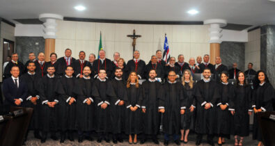 Judiciário maranhense dá posse a nove novos juízes e cinco novas juízas