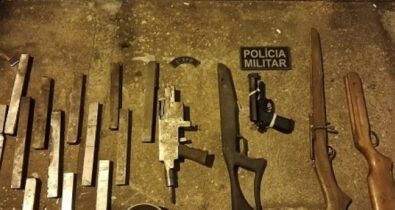 Polícia Militar desarticula oficina clandestina de fabricação de armas e desmanche de motocicletas