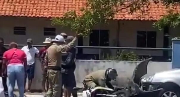 Agente de trânsito é atropelado na Av. Colares Moreira, em São Luís