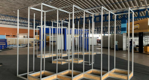 Começa a montagem da estrutura da Expo Indústria Maranhão 2023