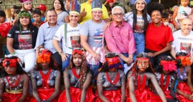 Felipe Camarão acompanha ritual indígena que virou patrimônio imaterial do Maranhão