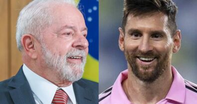 Lula elogia Messi e cutuca “crias” do futebol brasileiro
