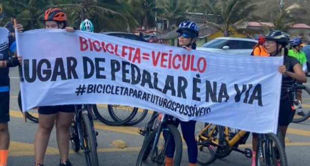 Ciclistas realizam manifestação em São Luís neste domingo (1º)