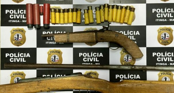 Após ameaçar a ex-companheira, homem é preso por porte ilegal de arma no interior do MA