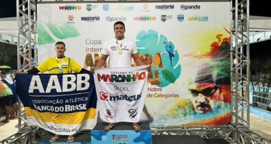 Frederico Castro garante medalha de ouro e bate recorde na Copa Norte de Natação