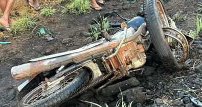 Idoso de 64 anos morre após moto colidir com carro de passeio na BR-316