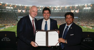 Ministro André Fufuca oficializa candidatura do Brasil para sediar a Copa do Mundo Feminina de 2027