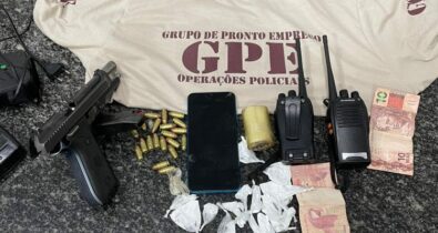 Dois homens são presos no Maranhão por tráfico de drogas e homicídio