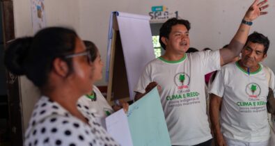 Indígenas participam de oficina sobre desenvolvimento pela conservação das florestas