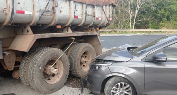 Vídeo: passageira filma o próprio acidente na BR-135, em Bacabeira