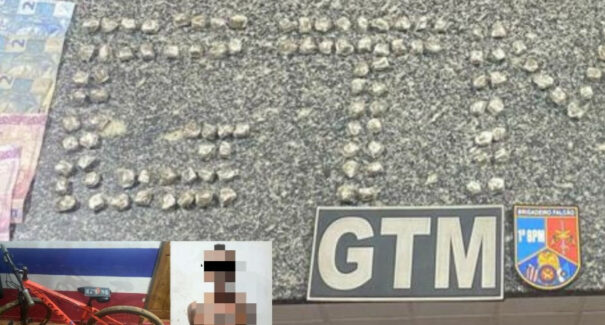 Suspeito é preso com 188 trouxinhas de drogas em mochila, em São Luís