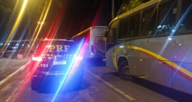 Ônibus empresariais com documentação falsa são apreendidos em São Luís