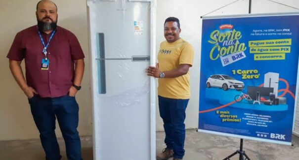 I sorteio da Promoção Sorte na Conta BRK