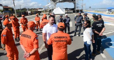 Forças de Segurança vistoriam circuito do Réveillon do Maranhão