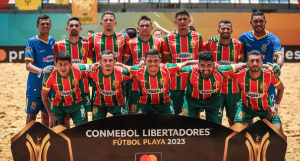 Com hat-trick de Edson Hulk, Sampaio vence e garante liderança na Libertadores de Beach Soccer