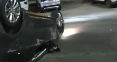 Motociclista fica ferido após ser arrastado por carro na avenida dos Holandeses