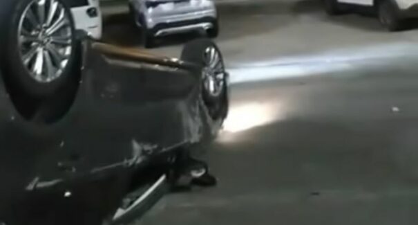 Motociclista fica ferido após ser arrastado por carro na avenida dos Holandeses