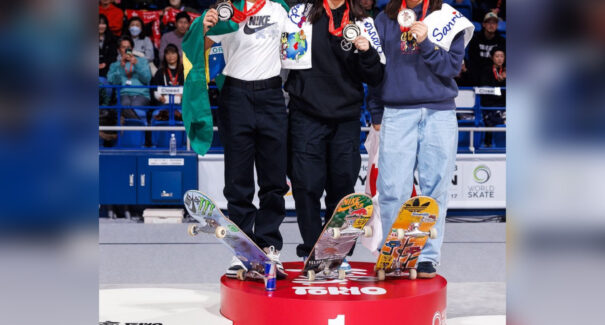 Rayssa Leal conquista prata no Mundial de skate street no Japão