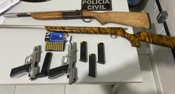 Polícia Civil desarticula esquema ilegal de comércio de armas de fogo