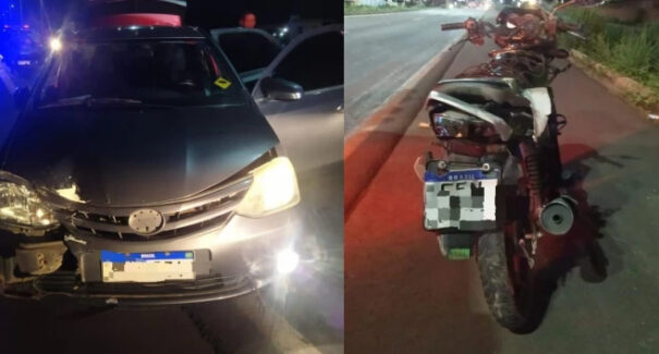 Motociclista fica gravemente ferido ao ser atingido por carro na BR-226, em Timon