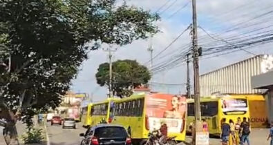 Rodoviários iniciam manifestação em protesto após morte de motorista em São Luís