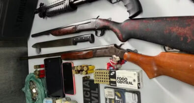 Policia apreende armas e R$ 8 mil em operação contra suspeitos de matar empresário