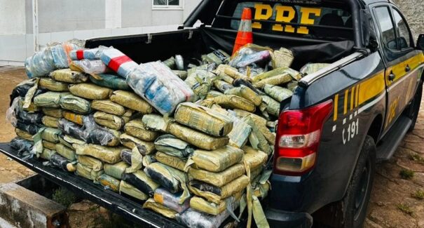 PRF e Denarc apreendem mais de 300 kg de drogas na BR-316