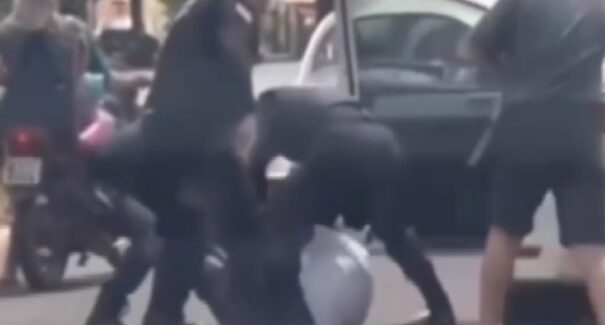 Guarda Municipal retira à força homem de carro após acidente de trânsito na BR-226
