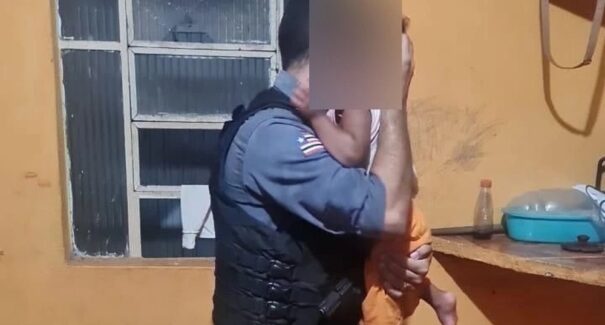 Polícia Militar resgata bebê em condições precárias de higiene e desnutrido, em Imperatriz