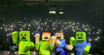 São Luís estreia com sucesso o espetáculo “Minecraft” em única apresentação