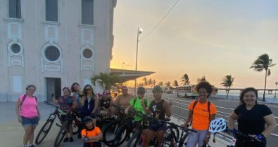 São Luís participa de bicicletada contra feminicídio