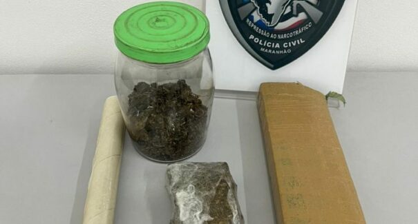 Mais de 1 kg de maconha é apreendido em imóvel abandonado em São Luís