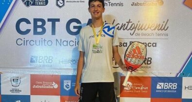 Augusto Neto se destaca em três etapas do Circuito Nacional de Beach Tennis