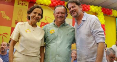 Governador Carlos Brandão participa de ato de filiação de Cid Gomes e Izolda Cela no PSB