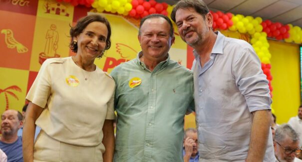 Governador Carlos Brandão participa de ato de filiação de Cid Gomes e Izolda Cela no PSB