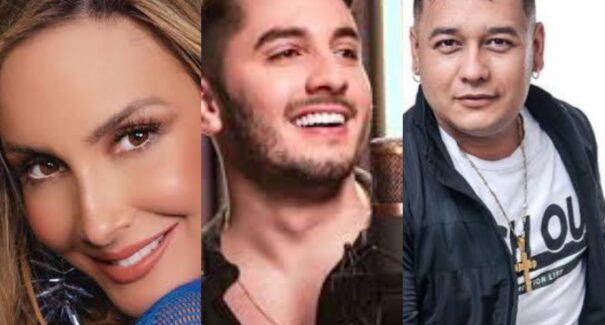 Claudia Leitte, Jonas Esticado e Mesa de Bar se apresentam nesta segunda (12)