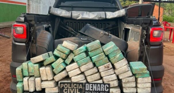 59 kg de crack são apreendidos em fundo falso de veículo no interior do MA