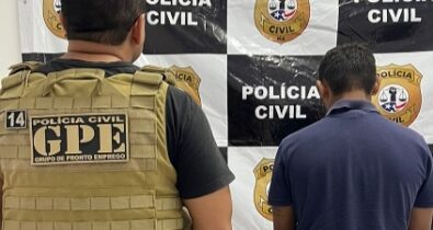 Polícia Civil prende suspeito por agressões e ameaças contra ex-companheira, em Imperatriz